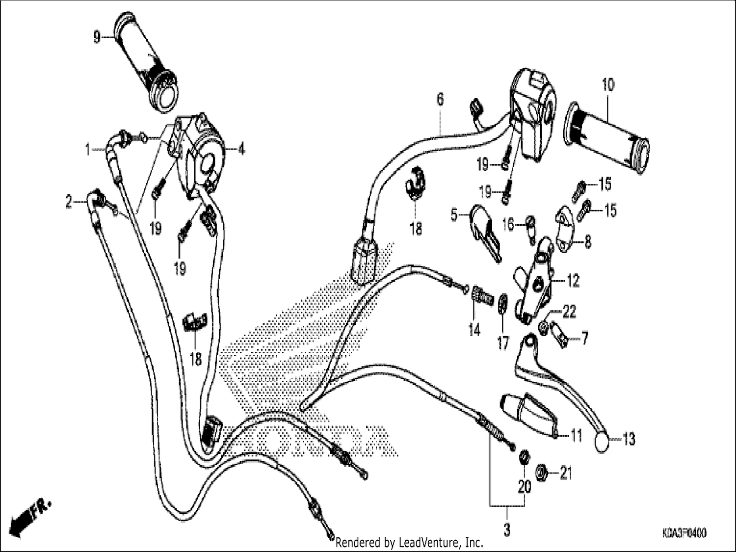  HANDLE LEVER/SWITCH/CABLE
