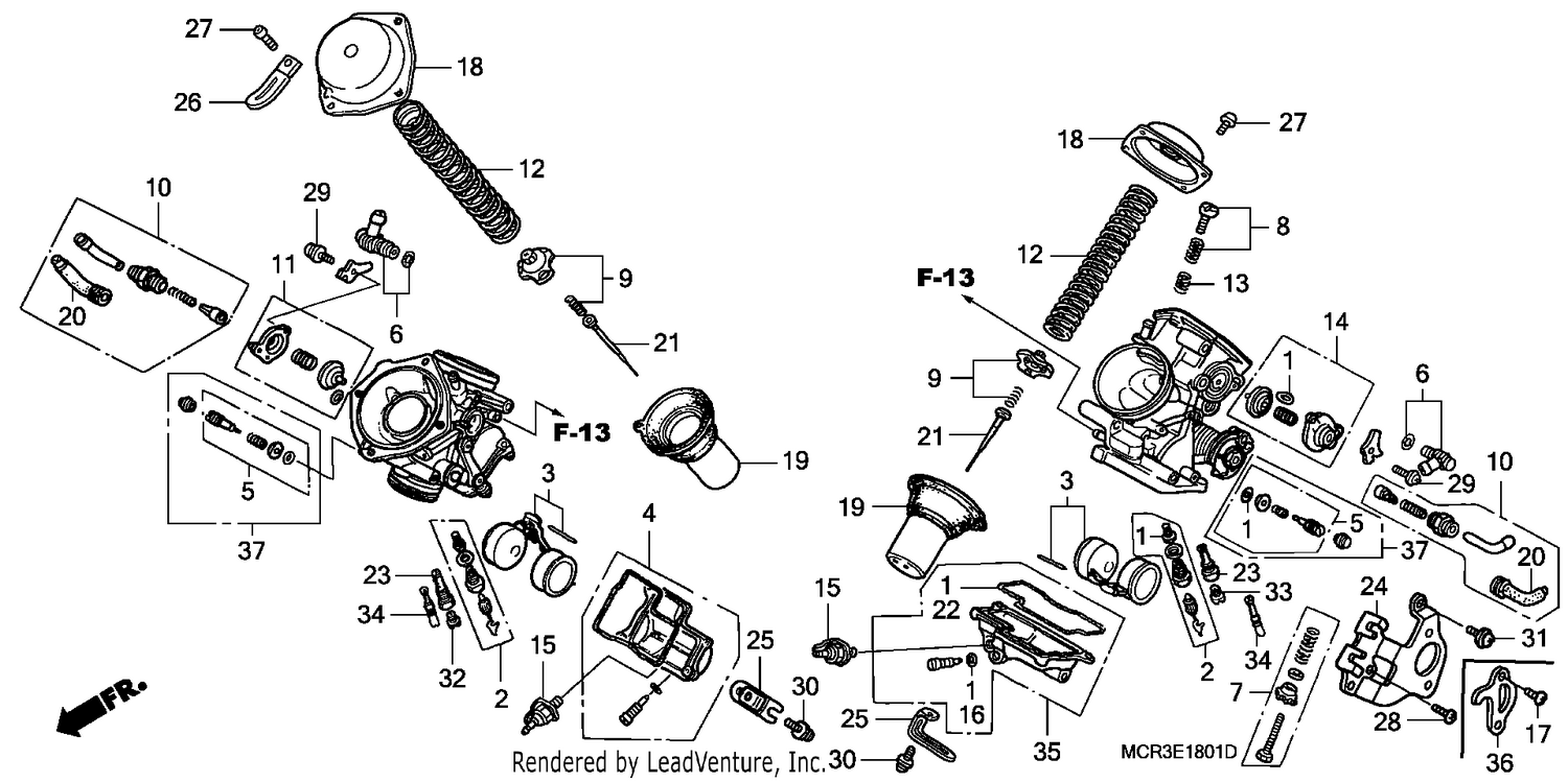 CARBURETOR (COMPONENT PARTS)