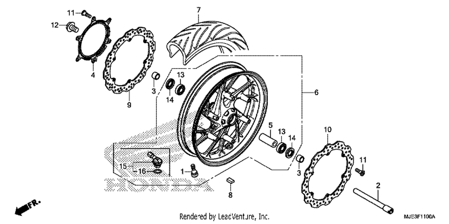  FRONT WHEEL