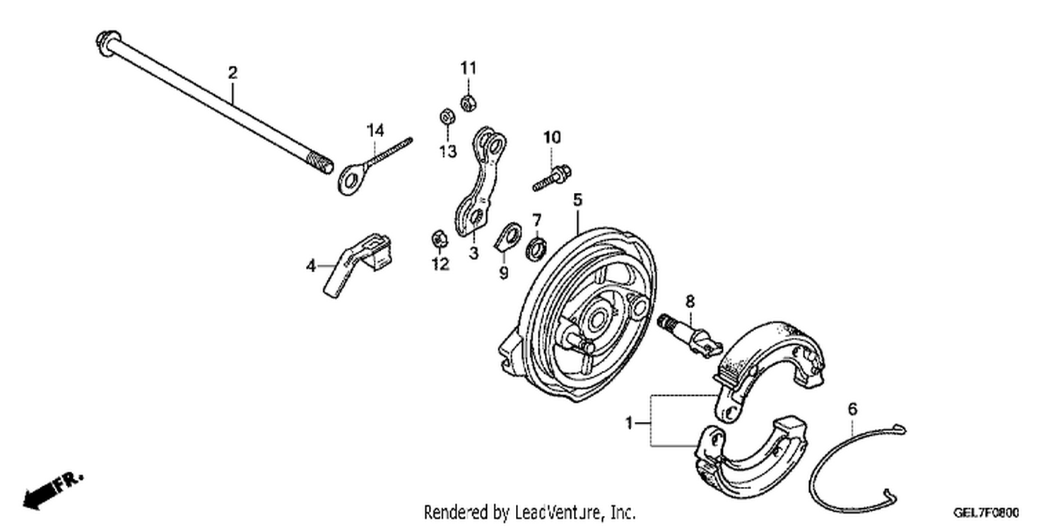 REAR BRAKE PANEL