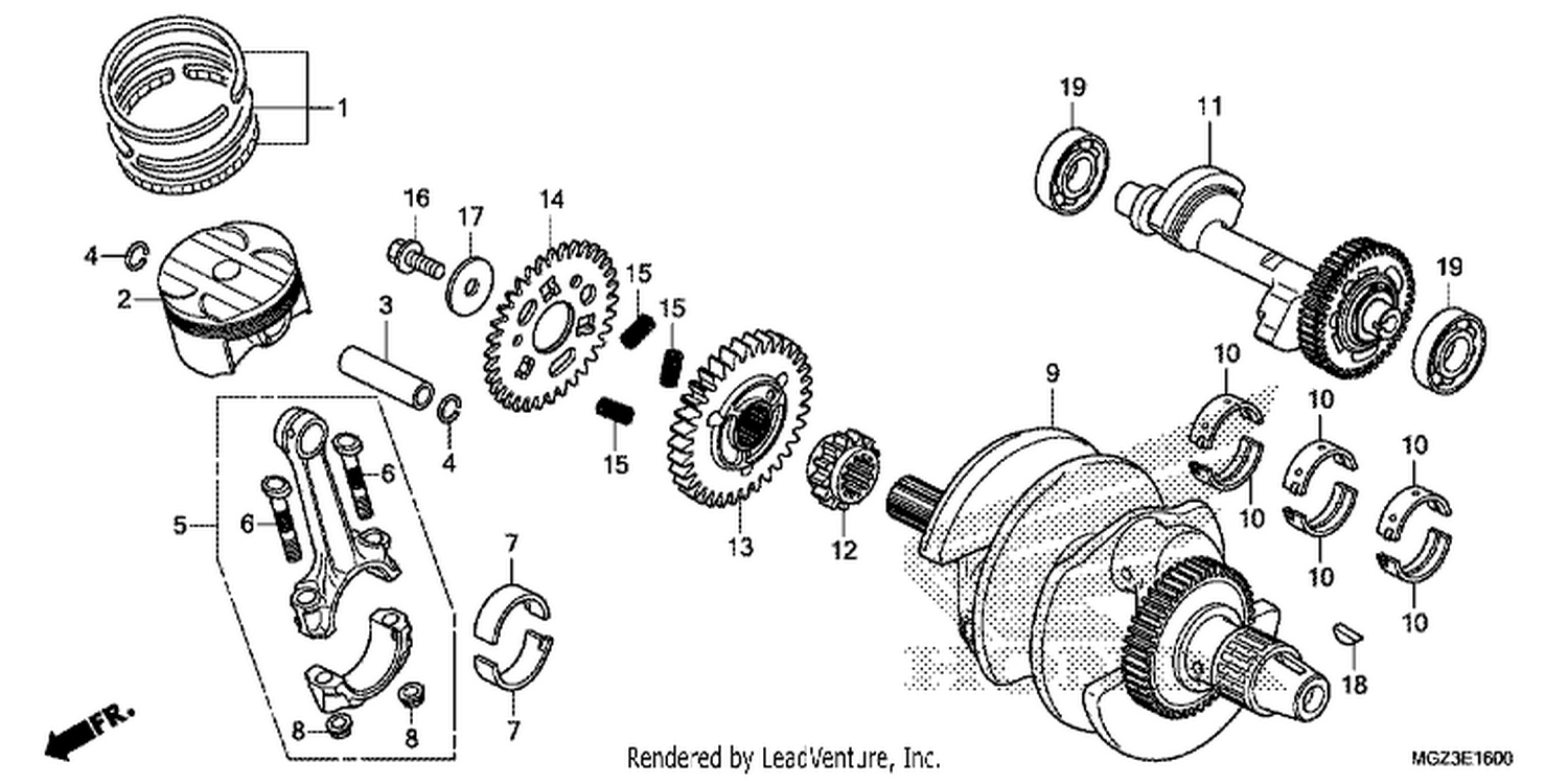  CRANK SHAFT/PISTON