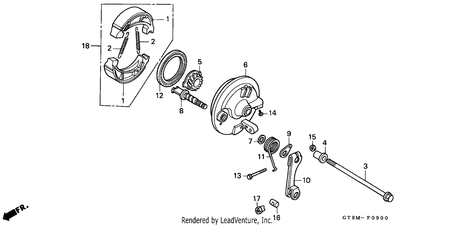 FRONT BRAKE PANEL