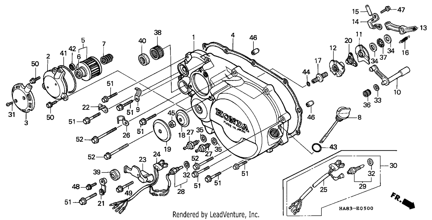 RIGHT CRANKCASE COVER