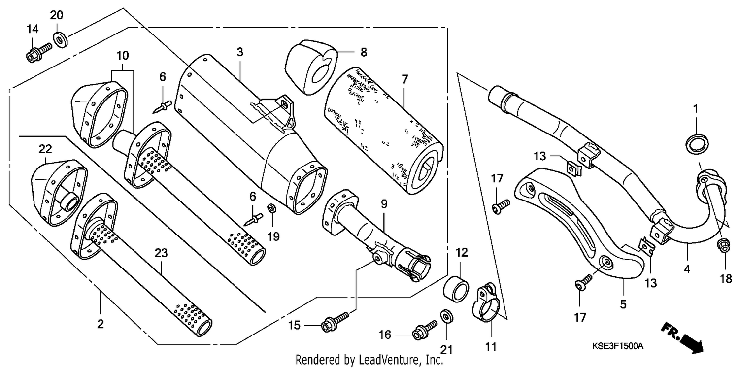 EXHAUST MUFFLER