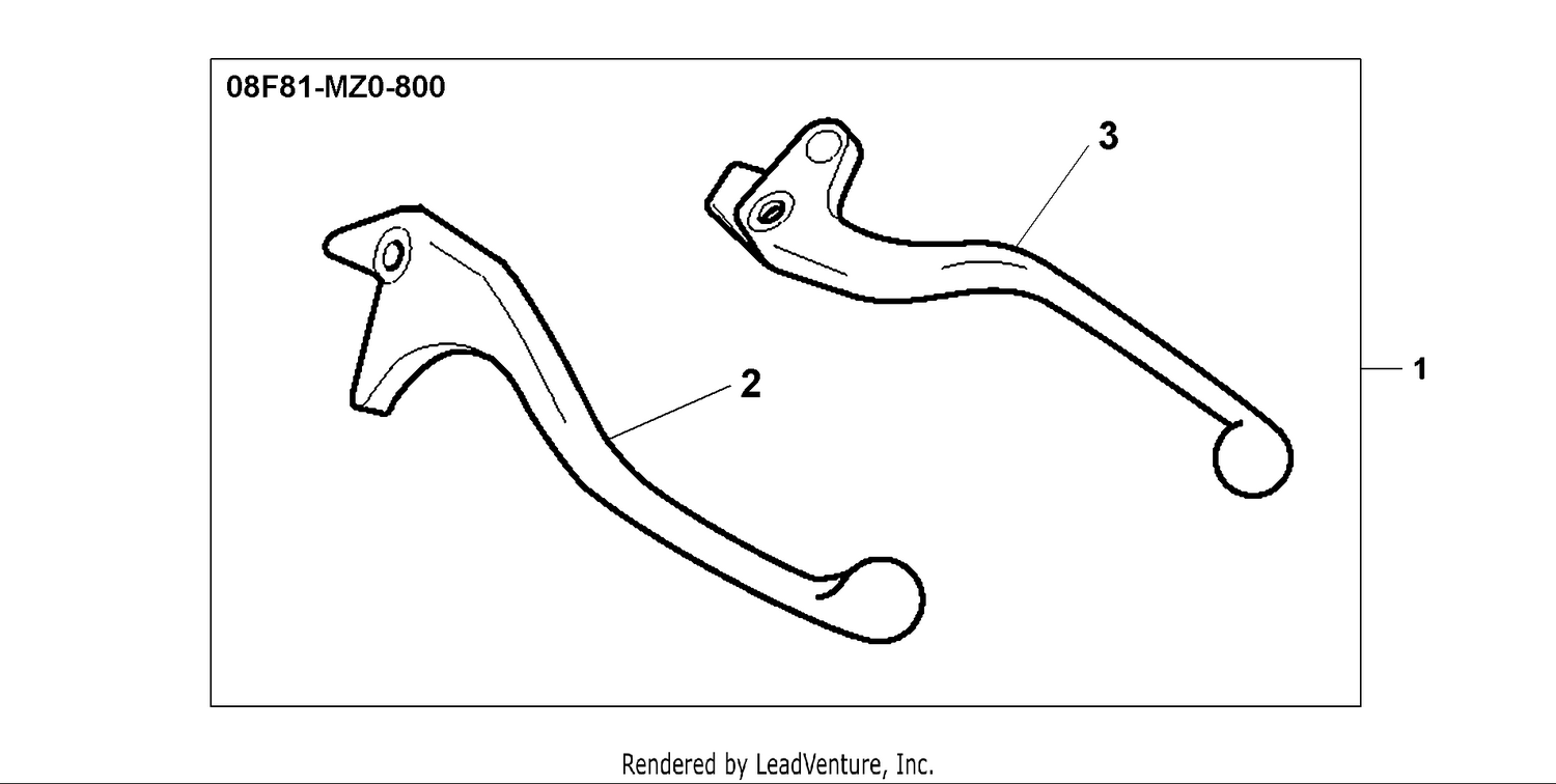 CHROME LEVER KIT