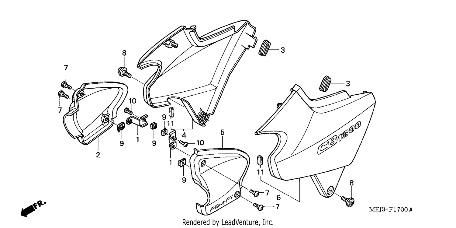 SIDE COVER (CB1300F/F1)