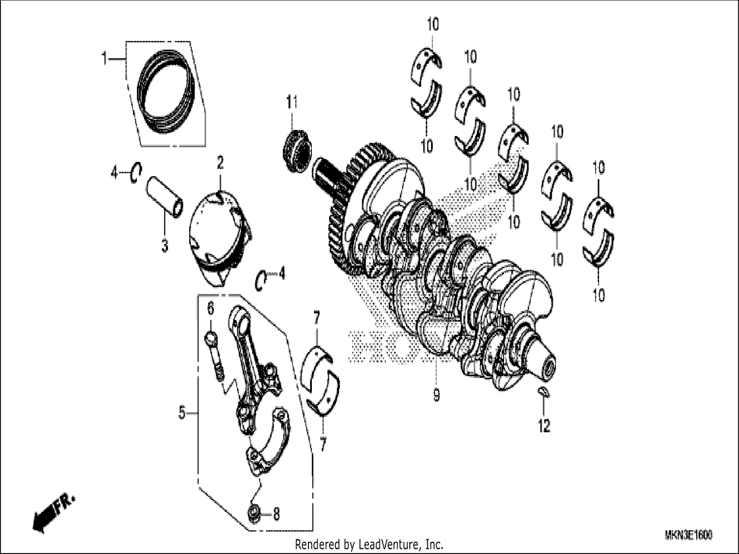  CRANKSHAFT/PISTON