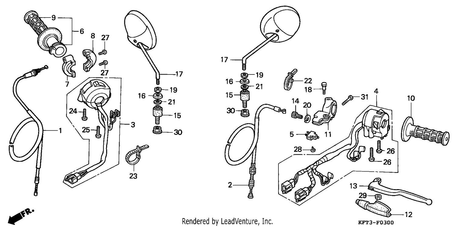 HANDLE LEVER/SWITCH/ CABLE