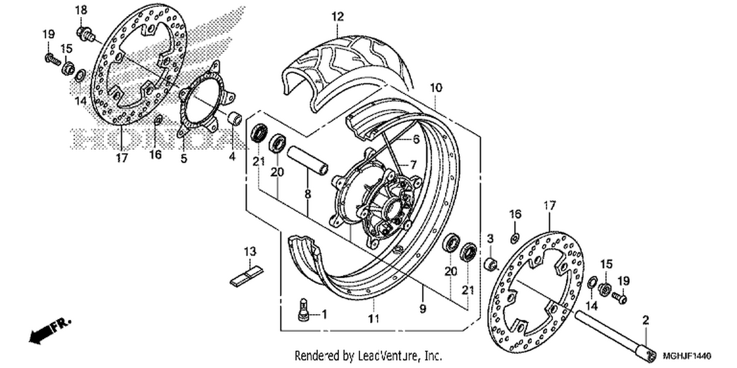  40 FRONT WHEEL