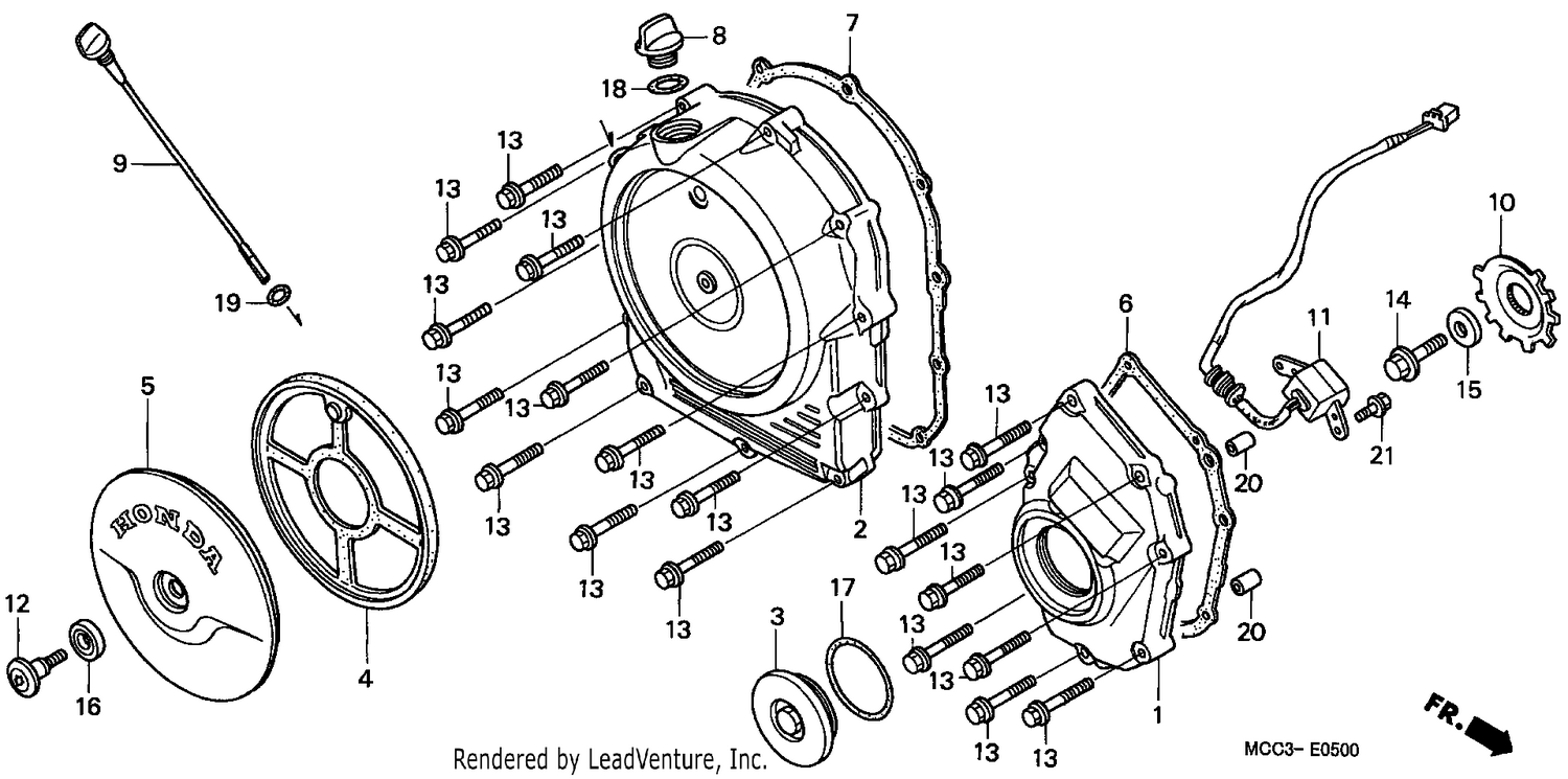 RIGHT CRANKCASE COVER