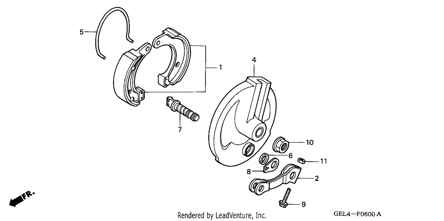 FRONT BRAKE PANEL