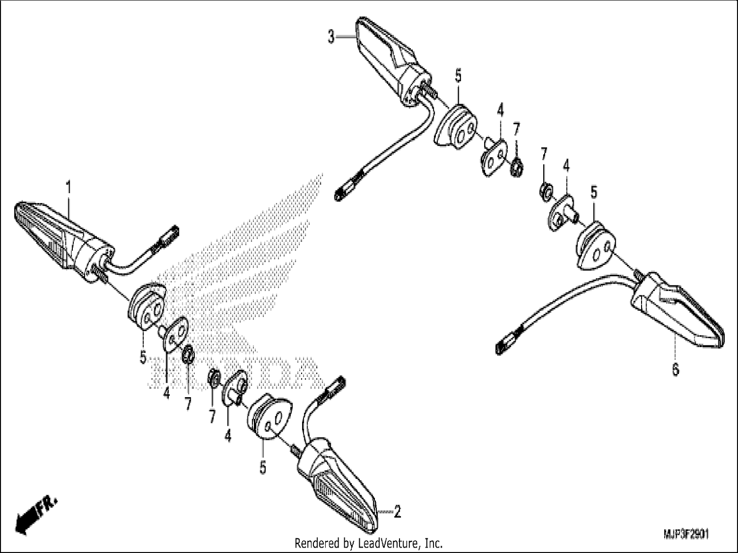  1 WINKER (CRF1000A/CRF1000D)