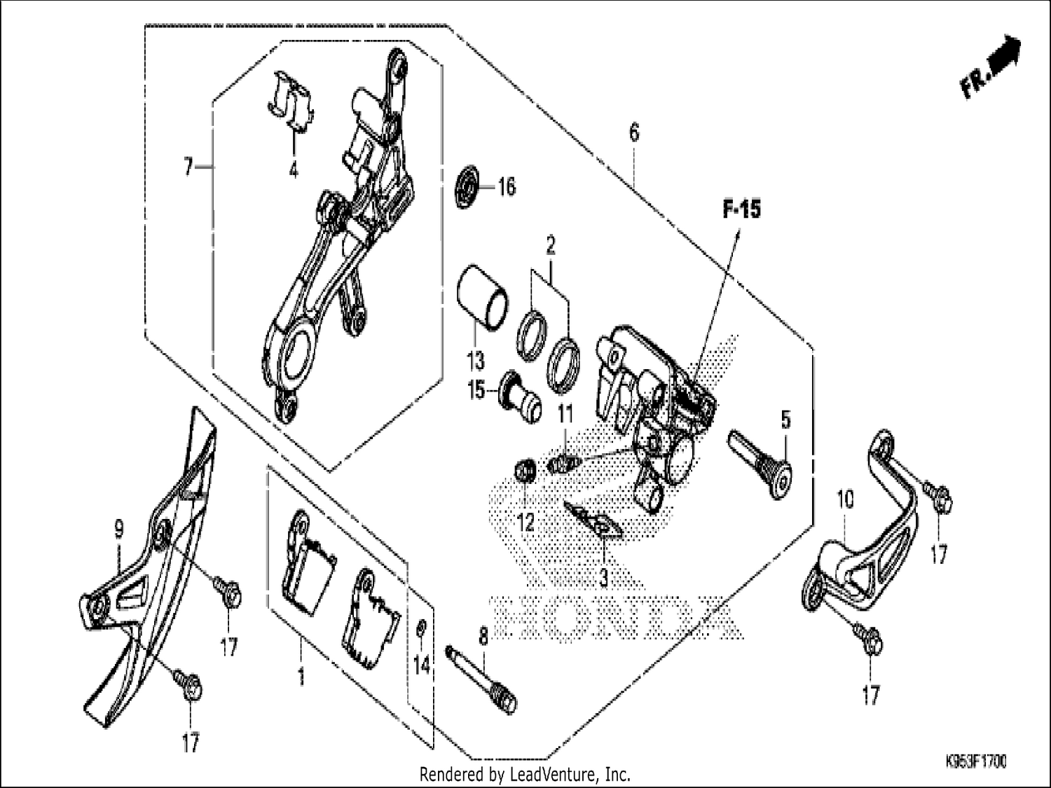  REAR BRAKE CALIPER