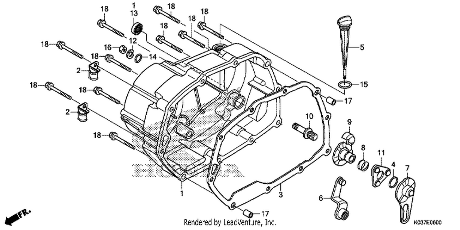  RI GHT CRANKCASE COVER