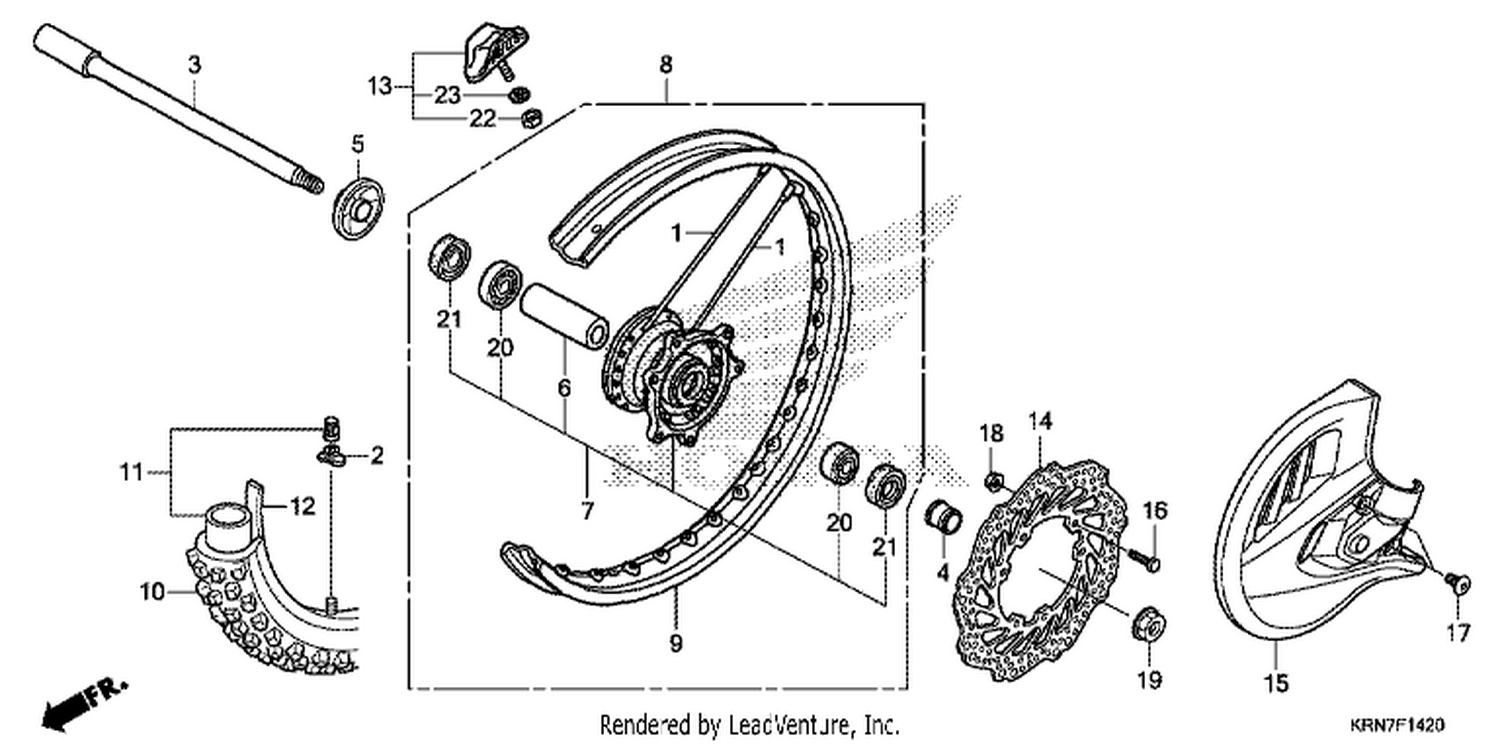  20 FRONT WHEEL