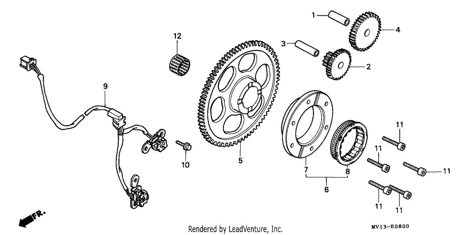 PULSE GENERATOR/ STARTING CLUTCH