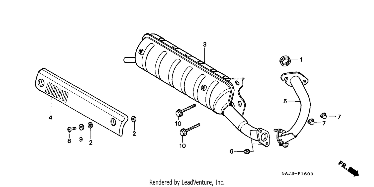 EXHAUST MUFFLER