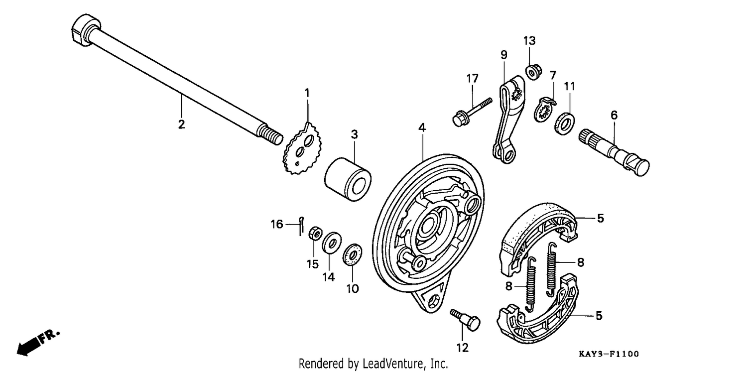 REAR BRAKE PANEL
