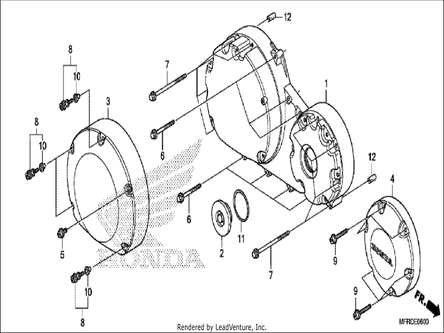  RIGHT CRANKCASE COVER