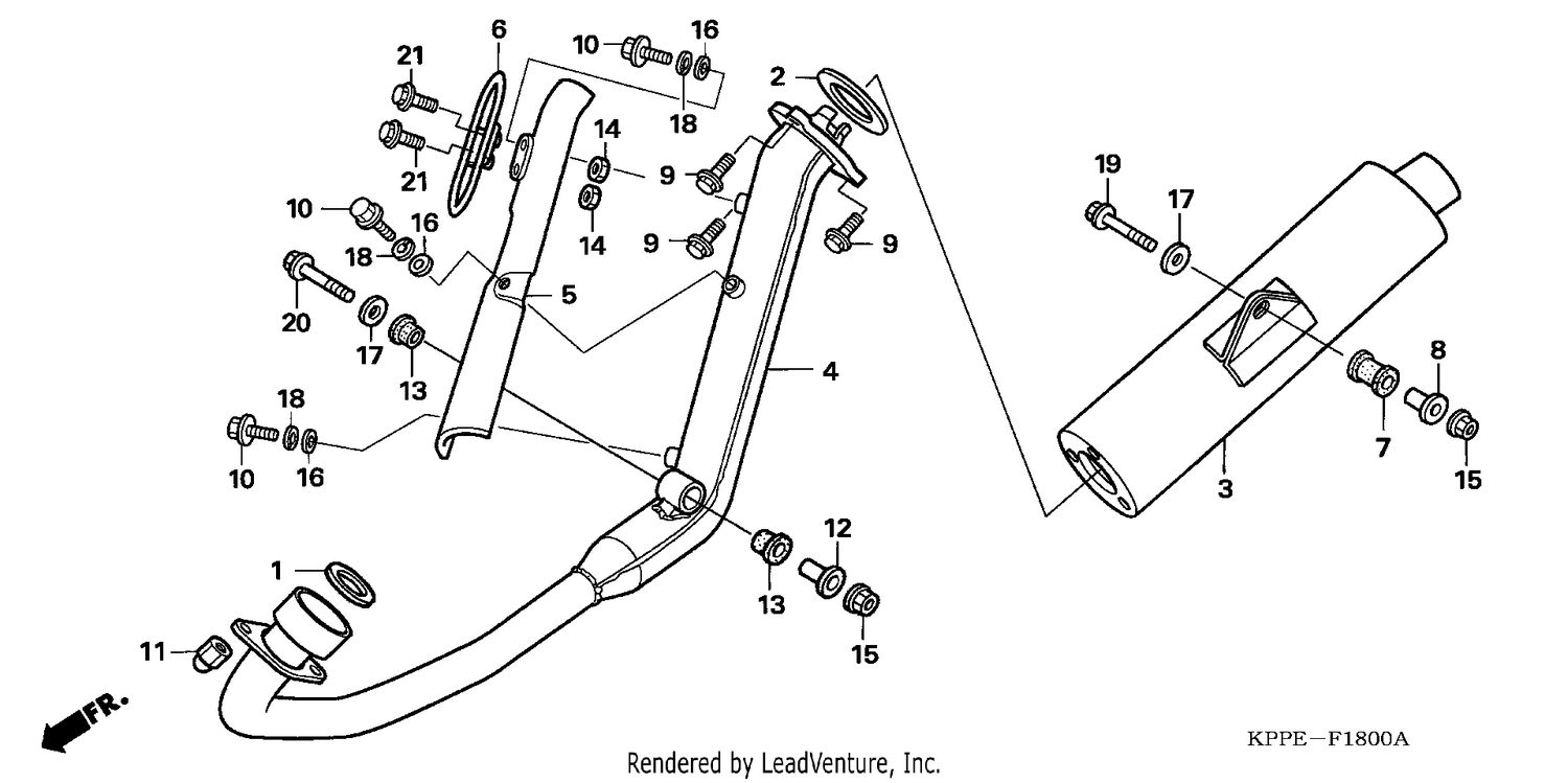 EXHAUST MUFFLER