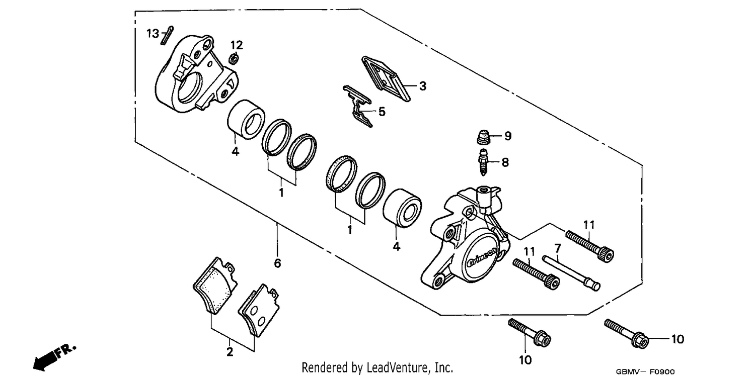 FRONT BRAKE CALIPER