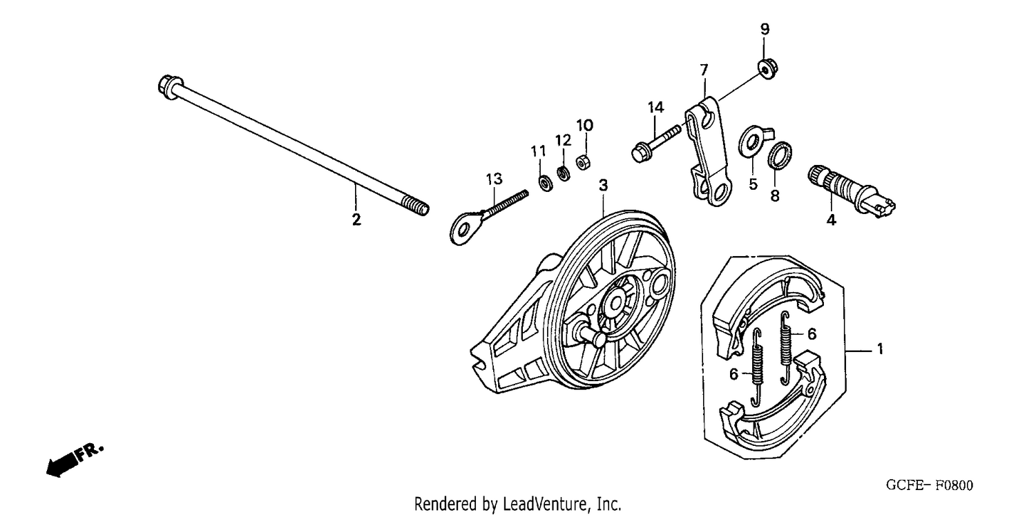 REAR BRAKE PANEL