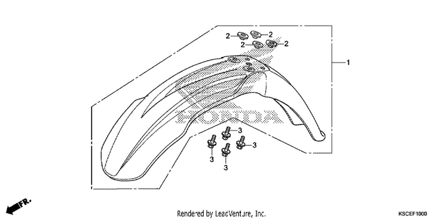  FRONT FENDER