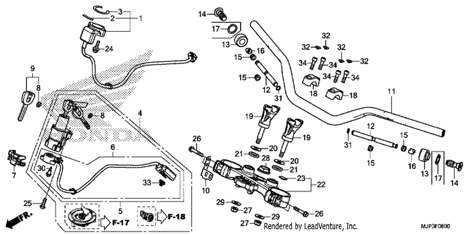  HANDLE PIPE/TOP BRIDGE
