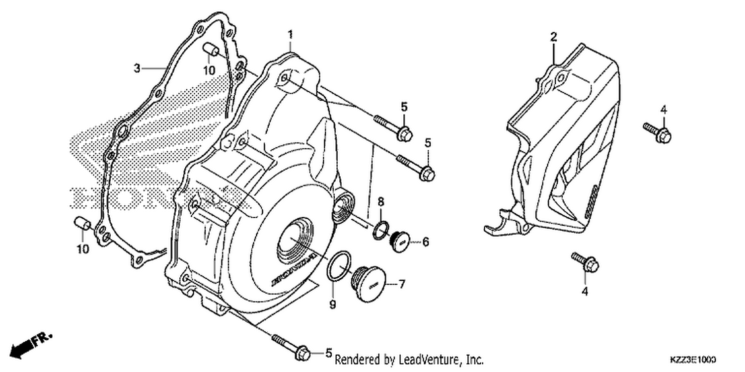  LEFT CRANKCASE COVER