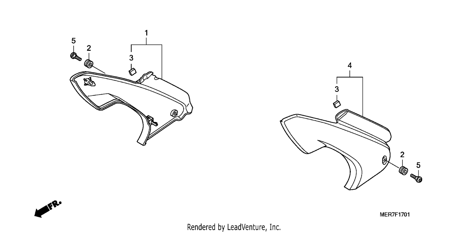 SIDE COVER (CBF600S8/SA8/N8/NA8)