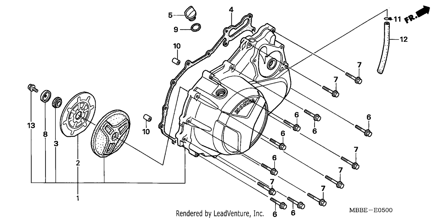 RIGHT CRANKCASE COVER