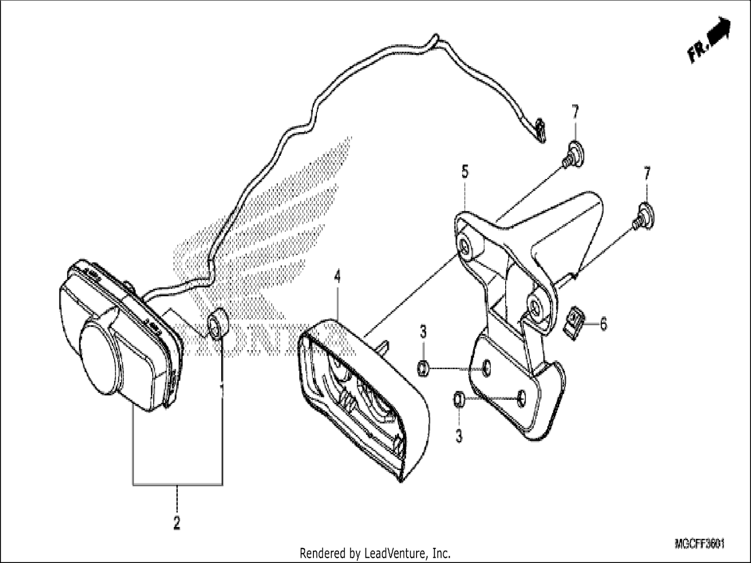  1 TAILLIGHT (CB1100CA/NA/NAD)