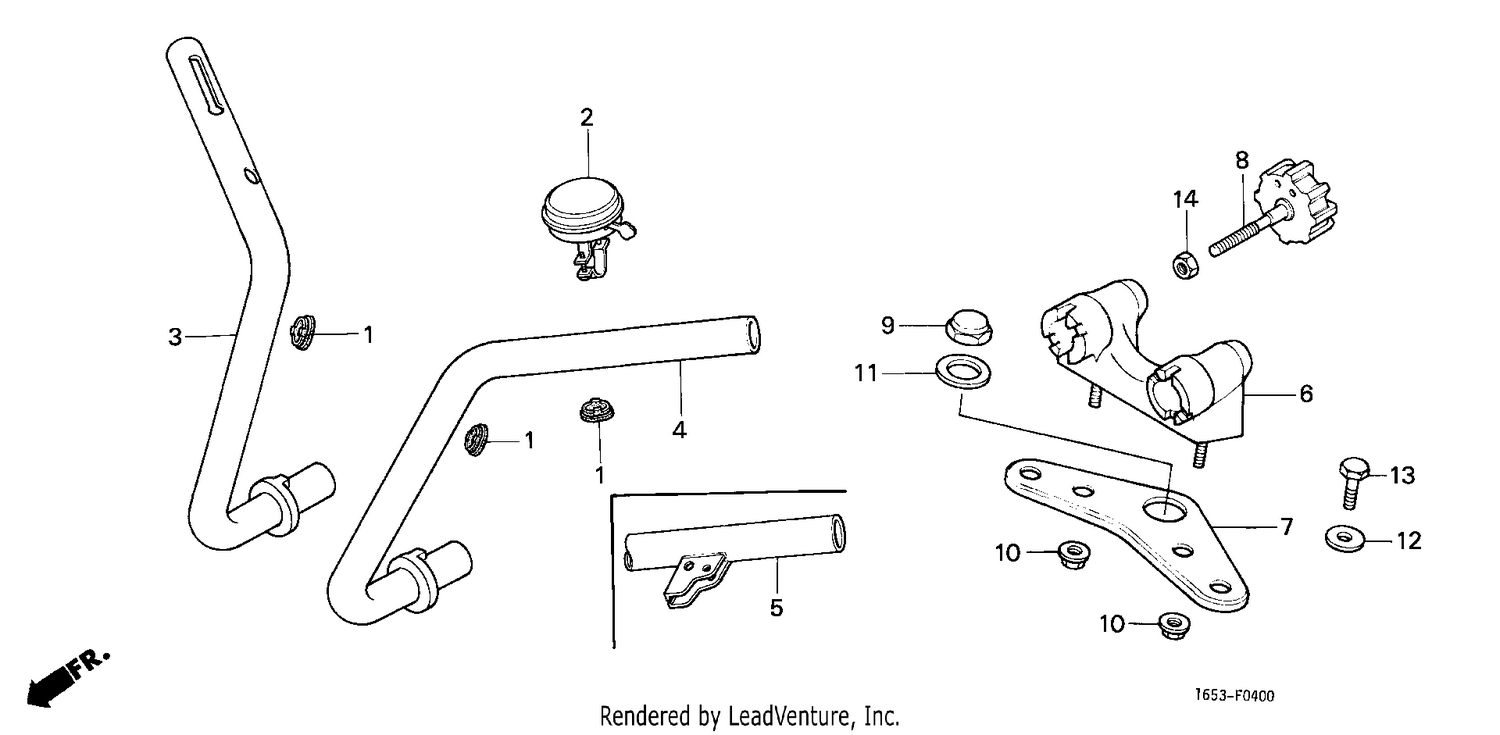 HANDLE PIPE/TOP BRIDGE (1)