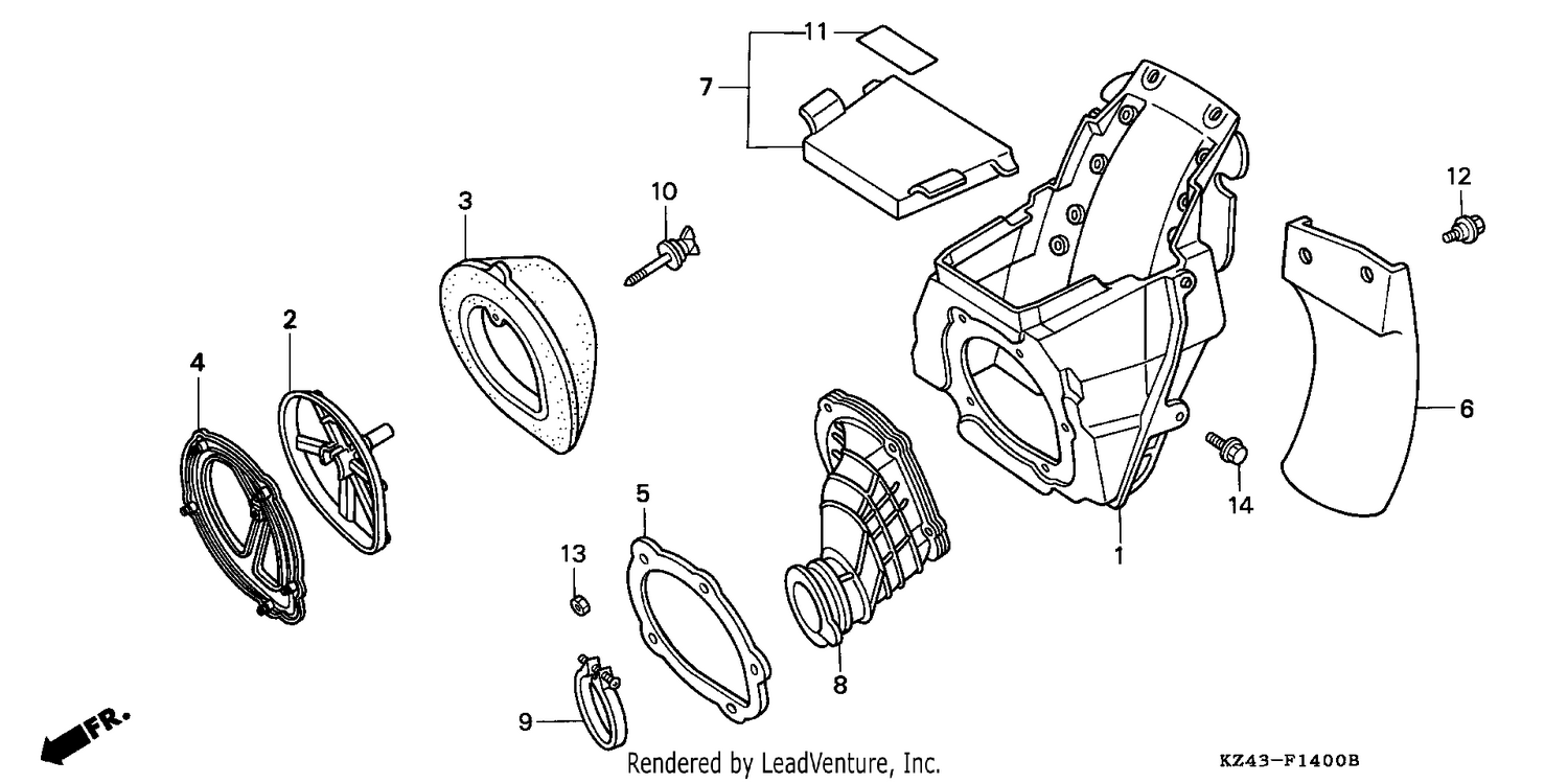 AIR CLEANER (CR125RL)