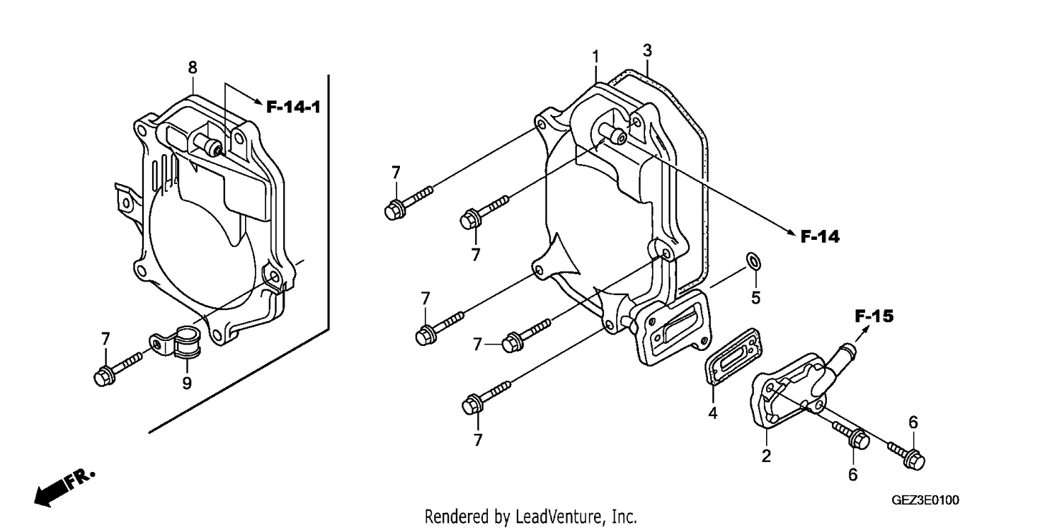 CYLINDER HEAD COVER (NPS503/8/9)