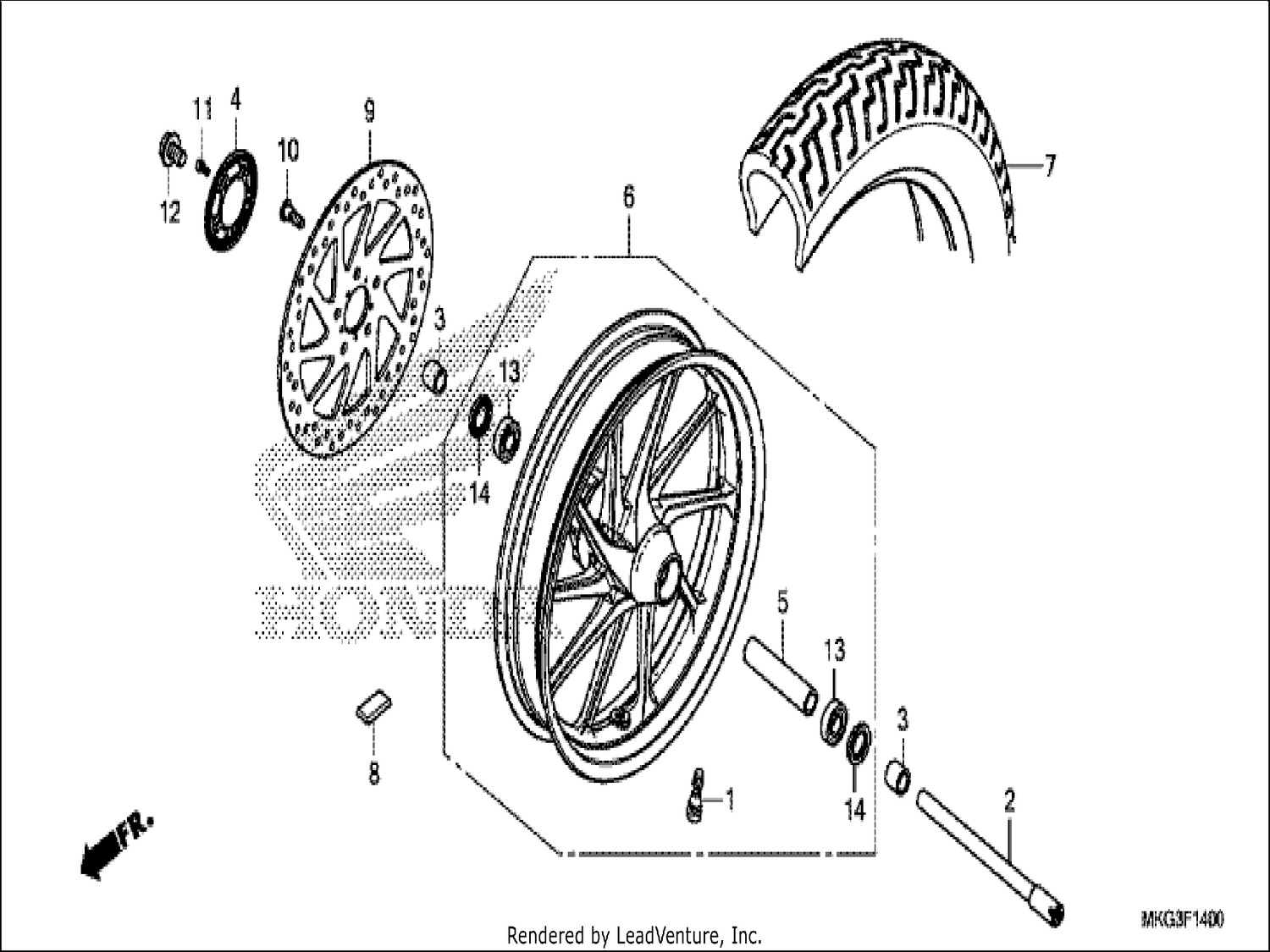  FRONT WHEEL