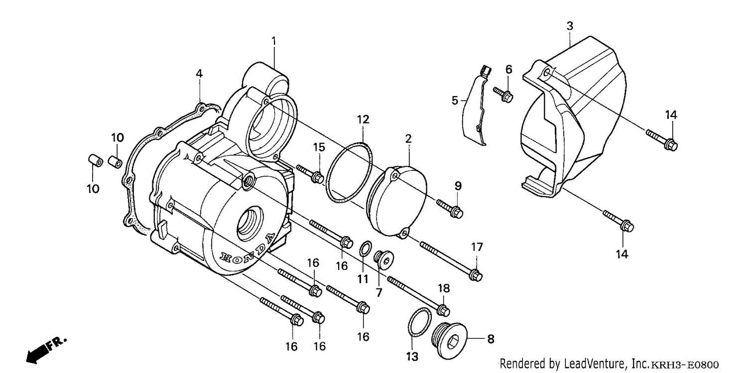 LEFT CRANKCASE COVER