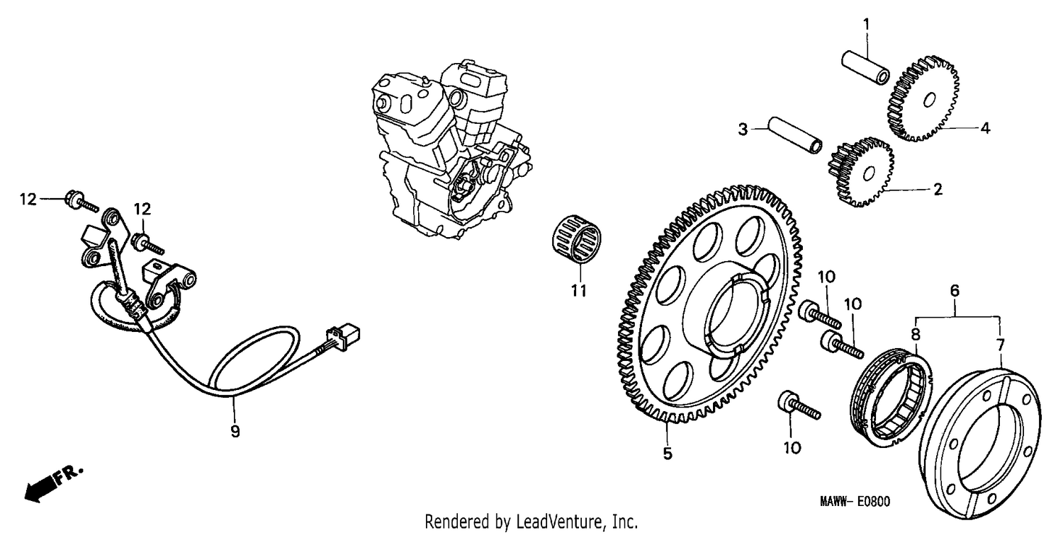 PULSE GENERATOR/ STARTING CLUTCH