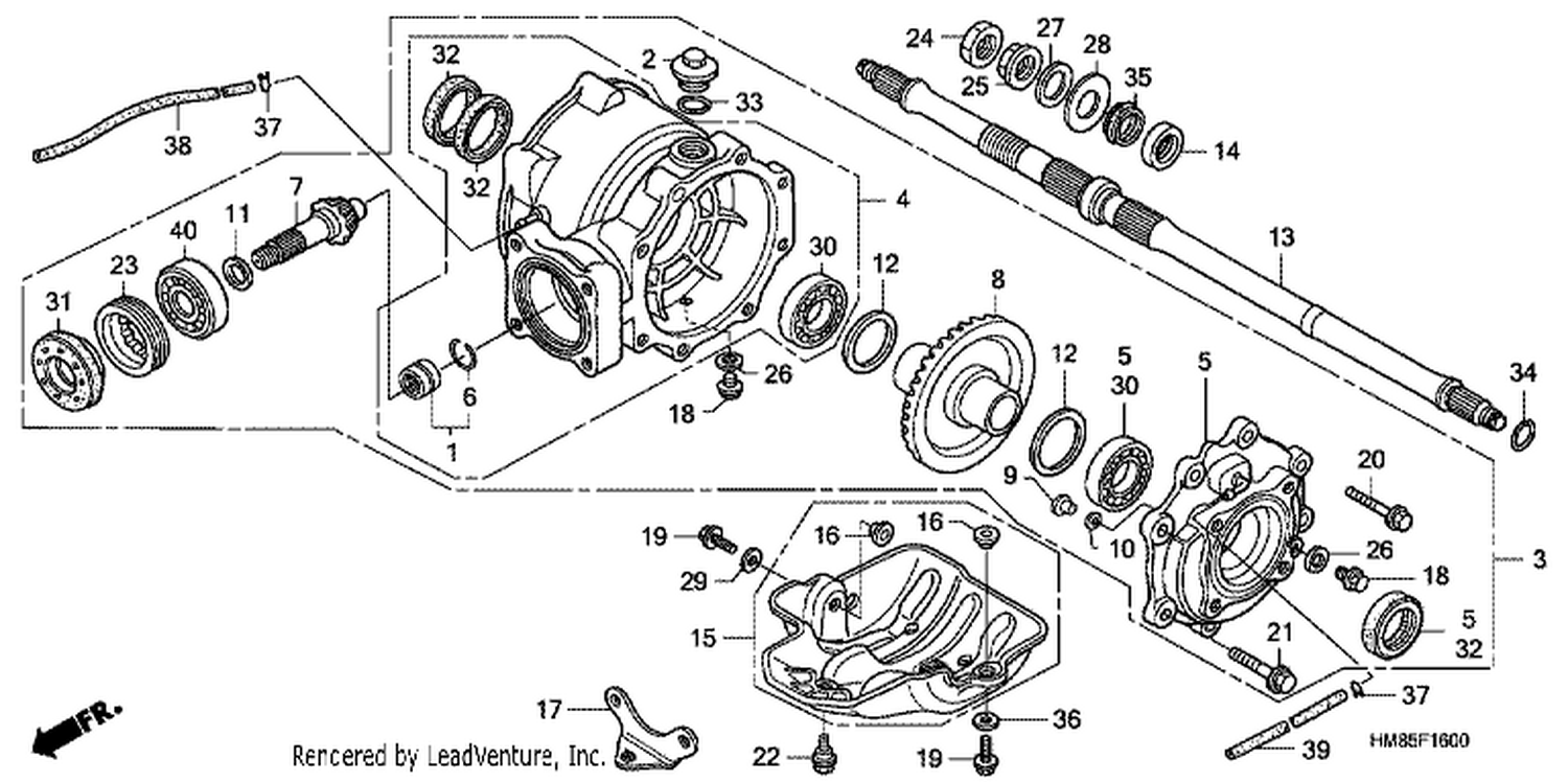  REAR FI NAL GEAR