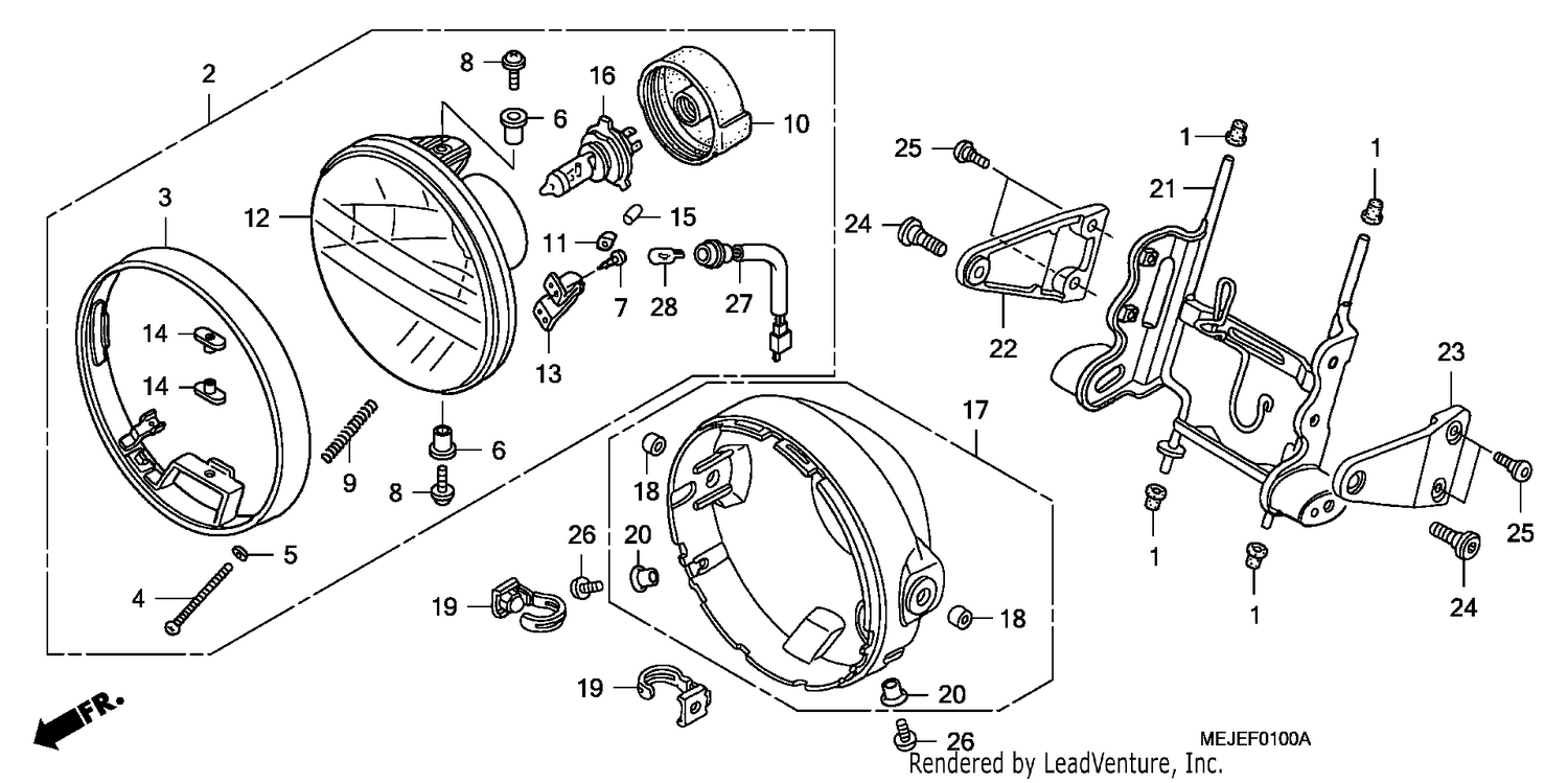 HEADLIGHT (CB1300/A)
