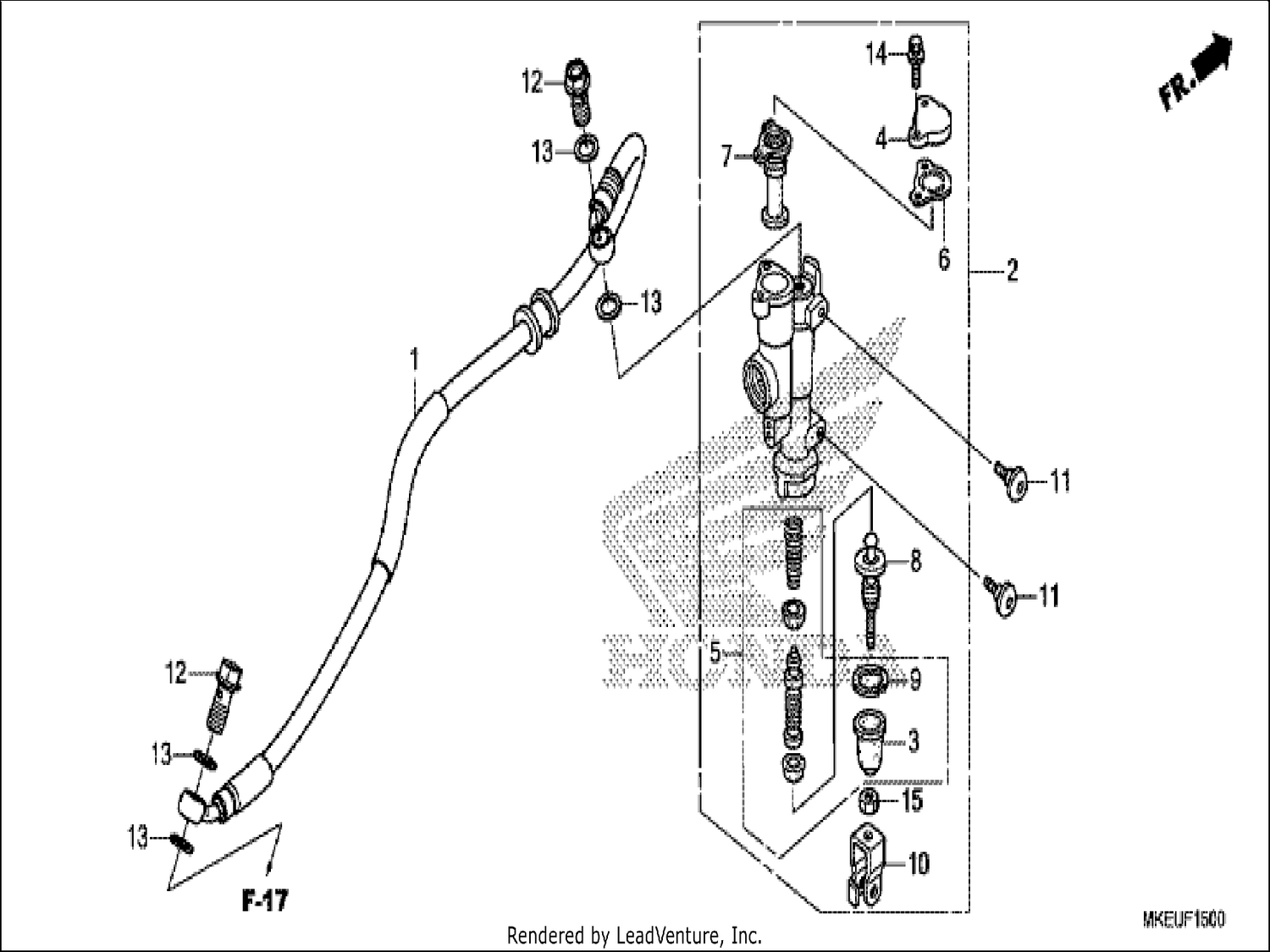  REAR BRAKE MASTER CYLINDER