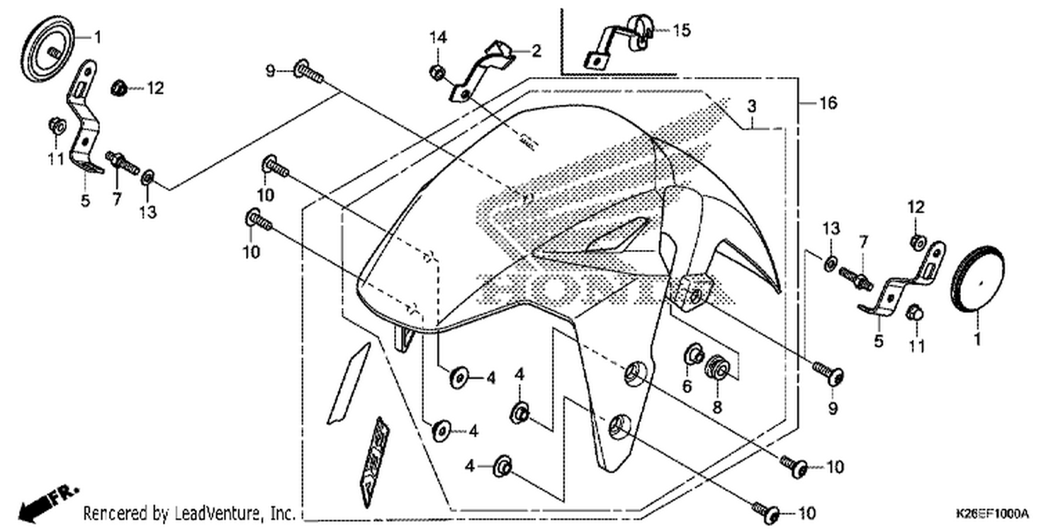  FRONT FENDER