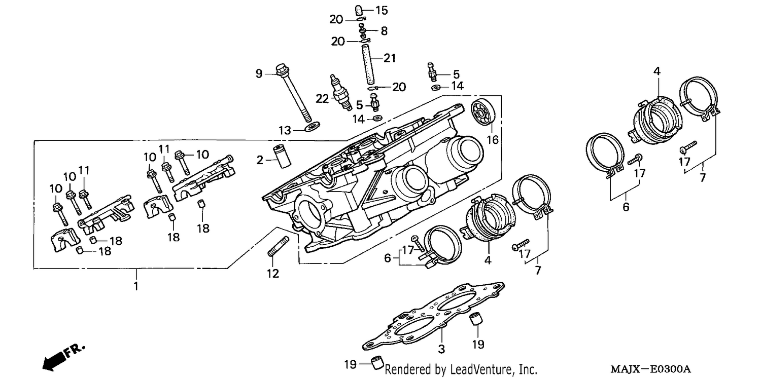 RIGHT CYLINDER HEAD