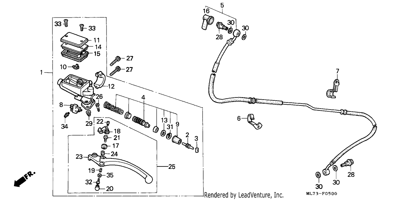 CLUTCH MASTER CYLINDER (1)
