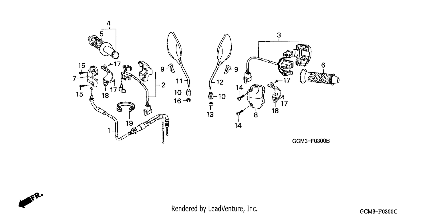 CABLE/HANDLE LEVER/SWITCH
