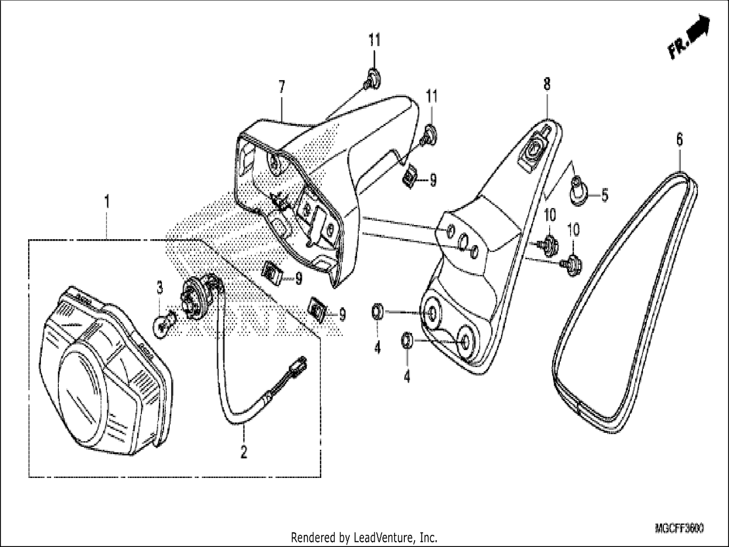  TAILLIGHT (CB1100TAD)