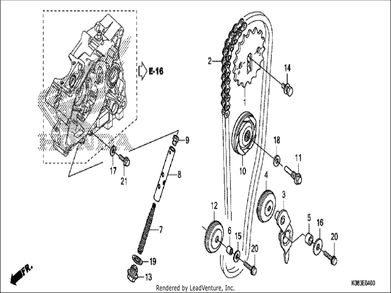  CAM CHAIN/TENSIONER