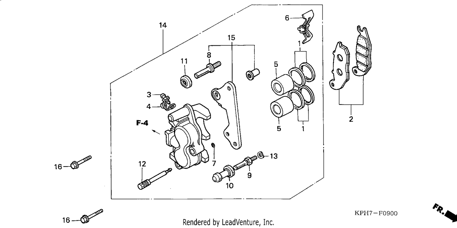 FRONT BRAKE CALIPER
