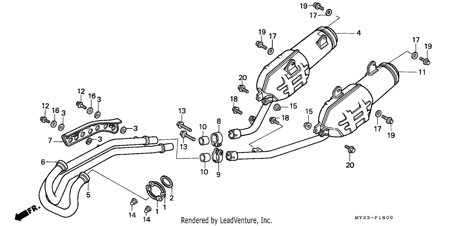 EXHAUST MUFFLER