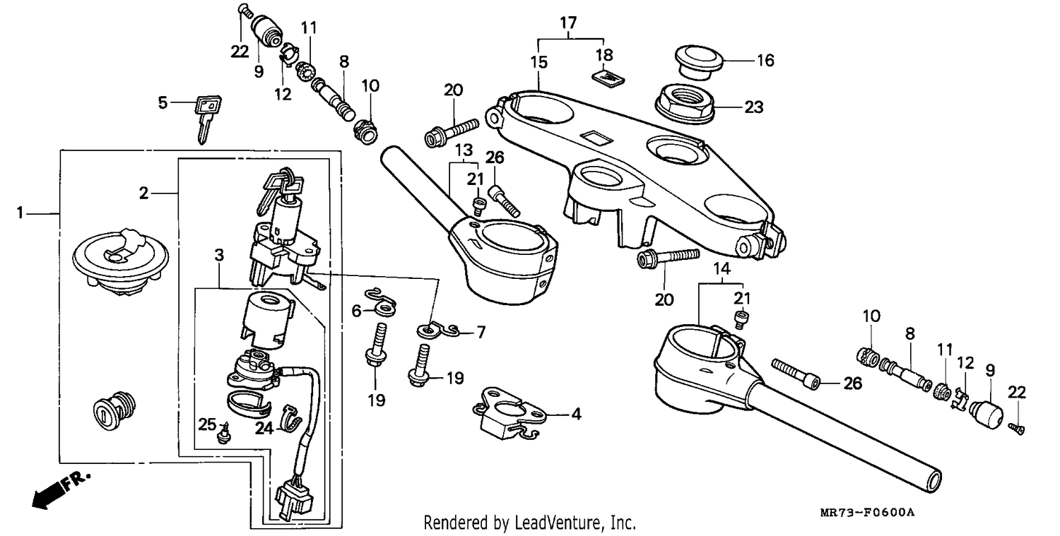 HANDLE PIPE/TOP BRIDGE